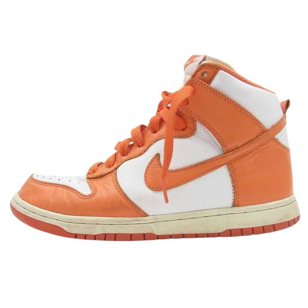 NIKE ナイキ スニーカー 850477-101 Dunk High Retro Syracuse ダンク ハイ レトロ シラキュース ハイカット スニーカー オレンジ系 26.5cm【中古】