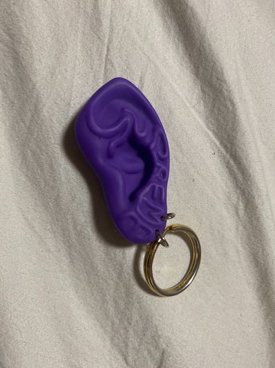 Supreme Ear Keychain "Purple"