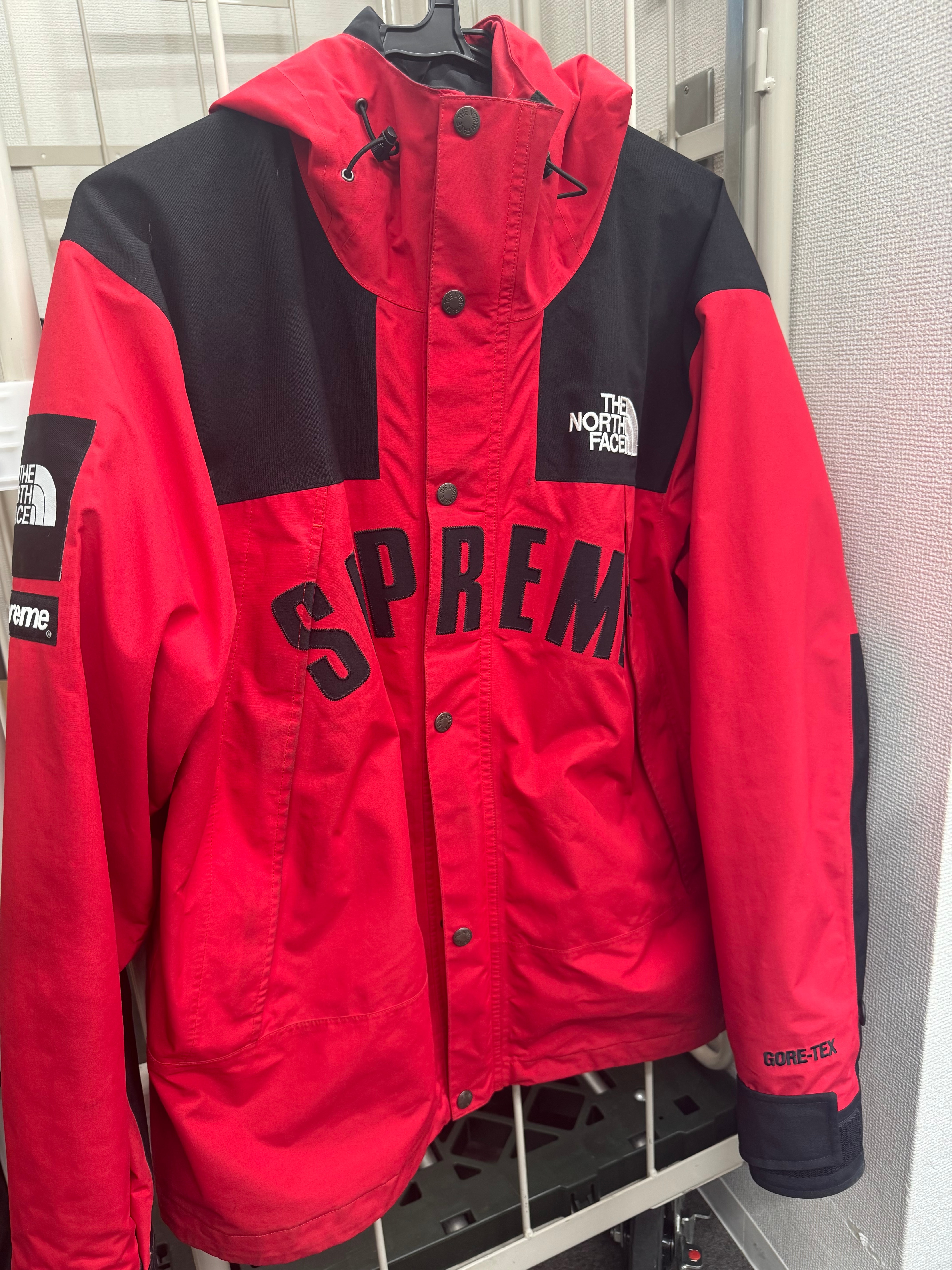 Supreme x The North Face Arc Logo Mountain Parka "Red"