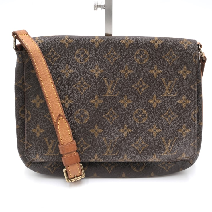 LOUIS VUITTON(ルイ・ヴィトン)ミュゼットタンゴ ショート ヴィンテージ ショルダーバッグ モノグラム ブラウン ゴールド金具 レディース【中古】