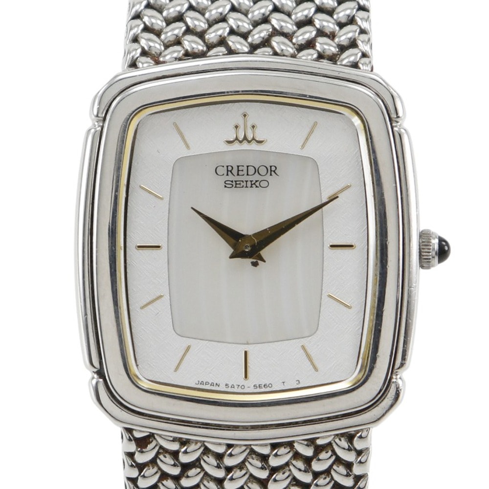 セイコー クレドール 5A70-3C30 レディース腕時計