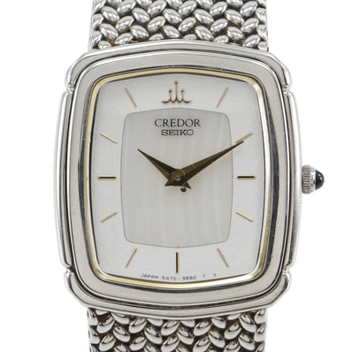 セイコー クレドール 5A70-3C30 レディース腕時計