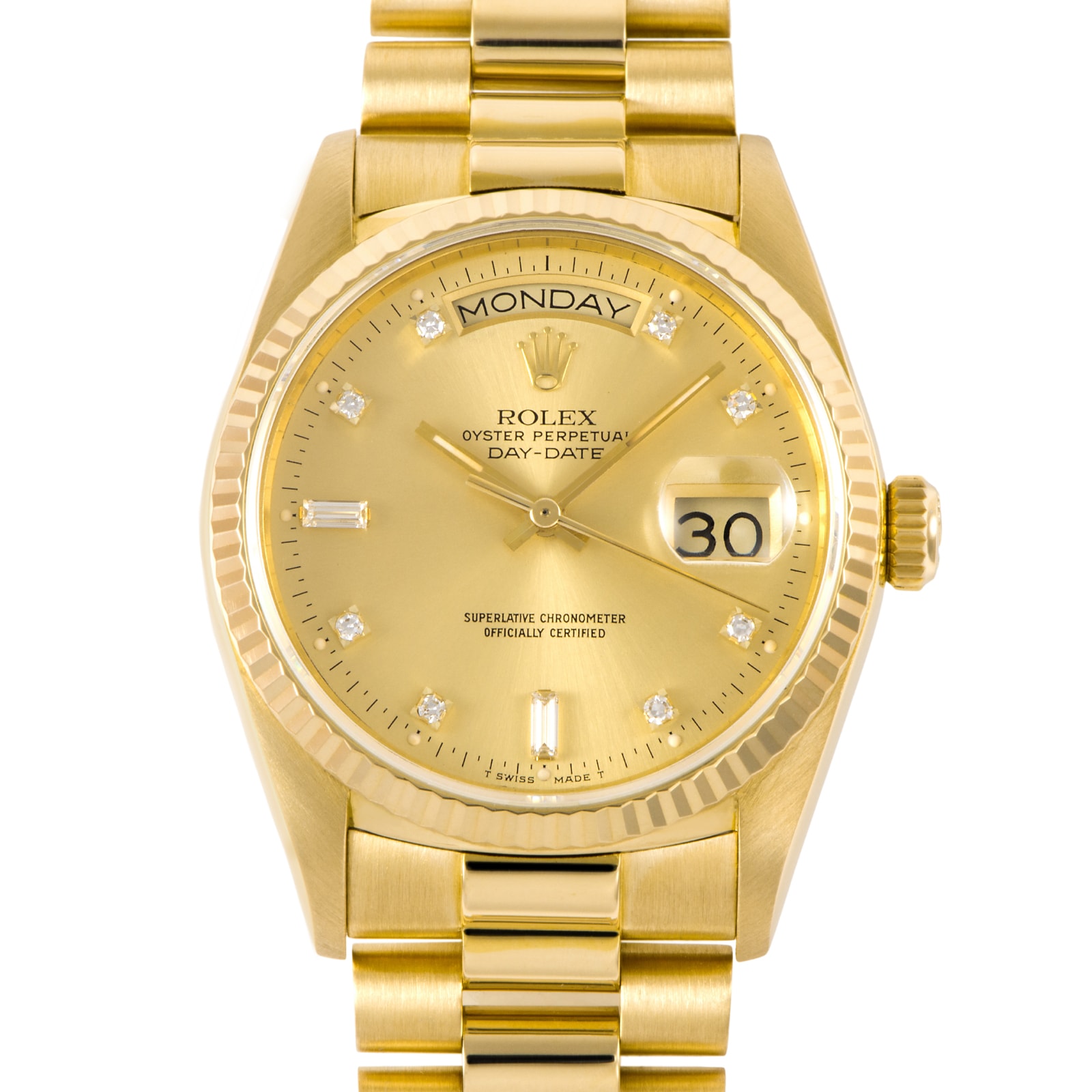 ROLEX ロレックス デイデイト Tritium 1987年製 18038A K18YG【中古】