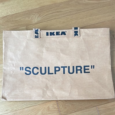 OFF-WHITE / IKEA MARKERAD Large Bag "Brown"