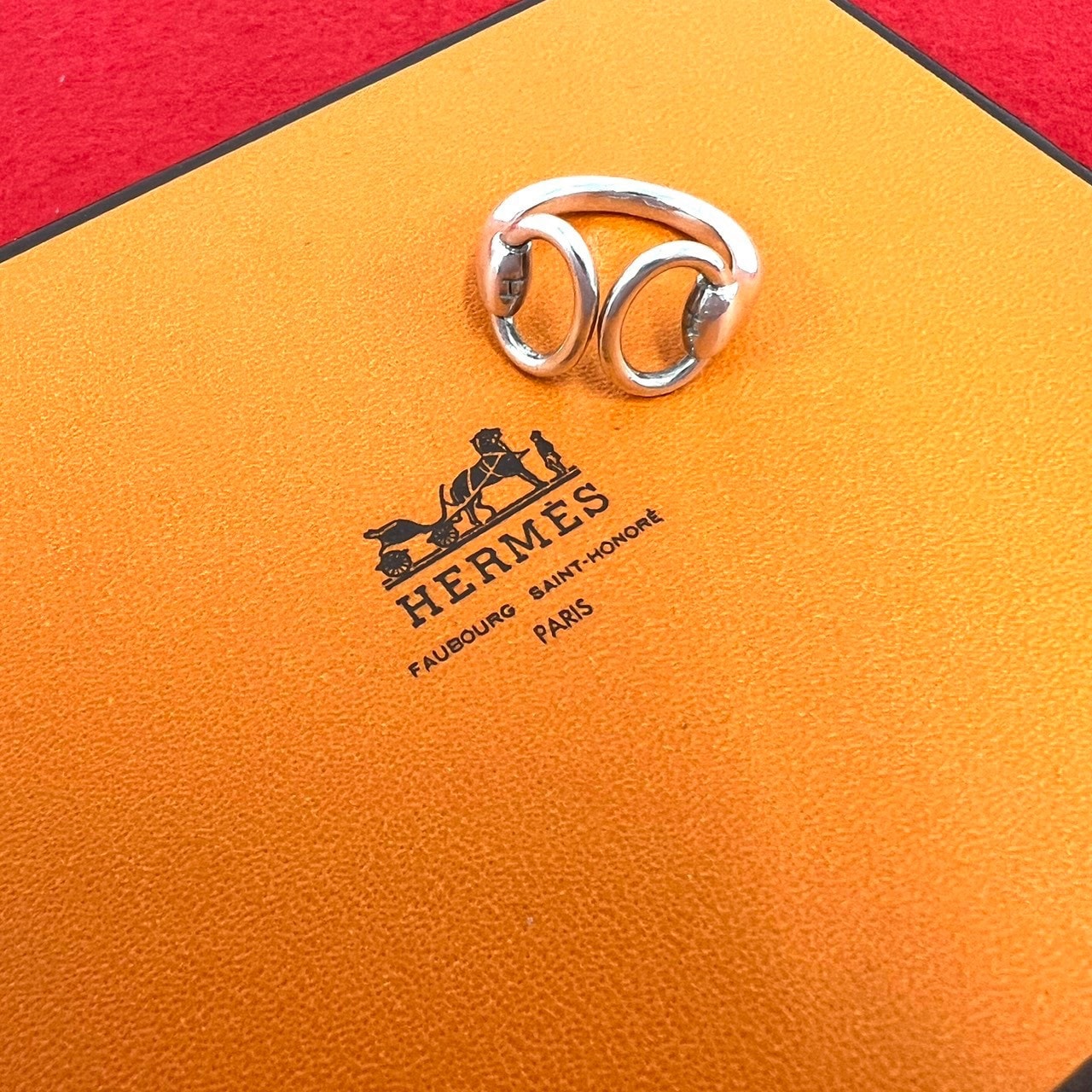 HERMES エルメス ナウシカ リング シルバー925 リング・指輪 10号 シルバー
94766