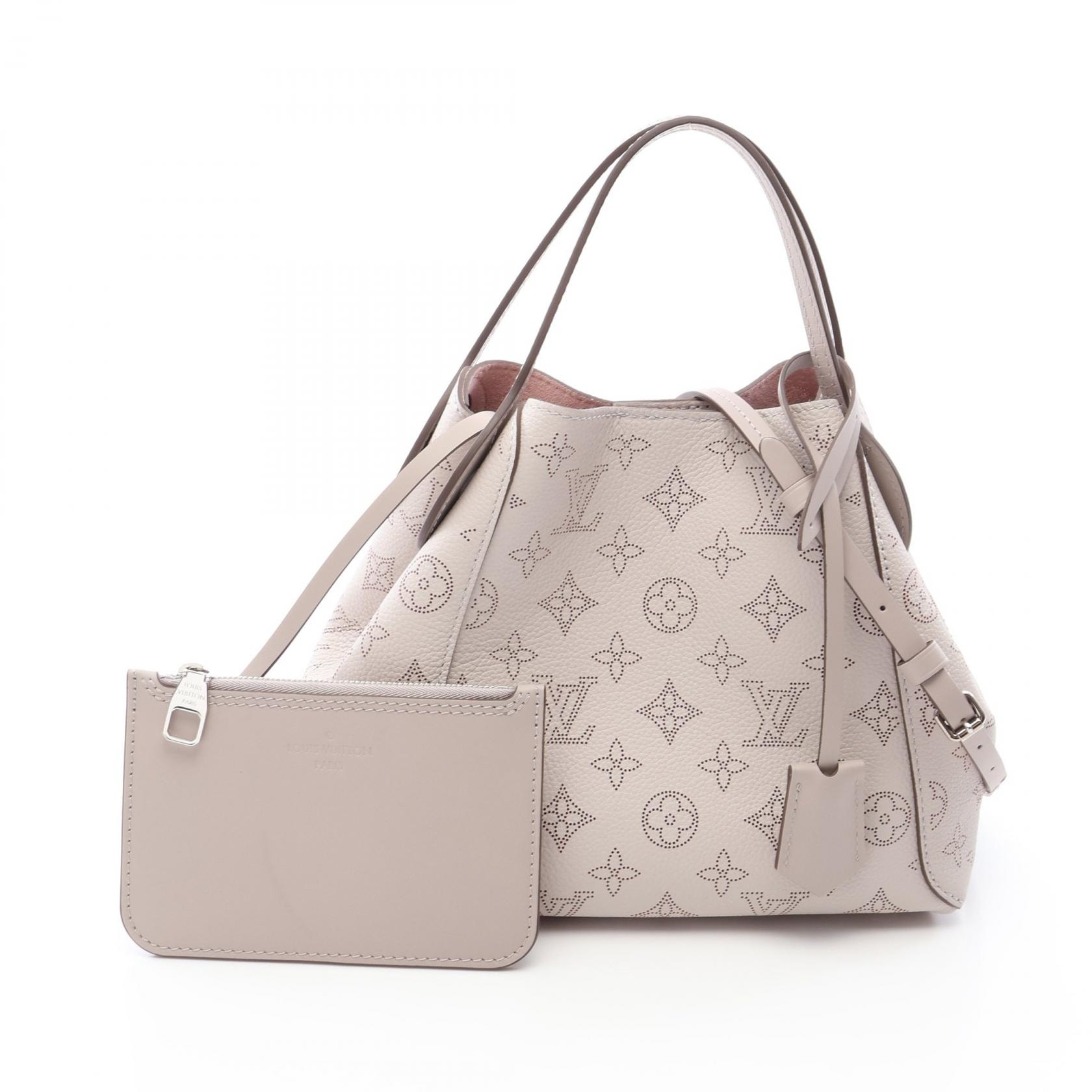 ルイ・ヴィトン LOUIS VUITTON ヒナPM マヒナ 2WAY ハンドバッグ バッグ レザー レディース ベージュ系 M57527 【中古】
