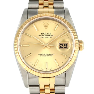 ロレックス デイトジャスト 16233 SSxYG 自動巻 L番