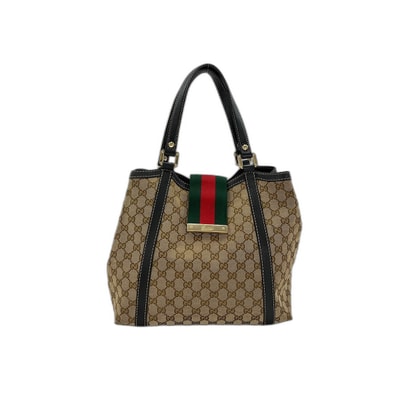 グッチ GUCCI GGキャンバス トートバッグ【中古】