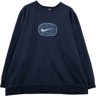 古着 00年代 ナイキ NIKE ロゴスウェットシャツ トレーナー メンズXL相当/eaa612882