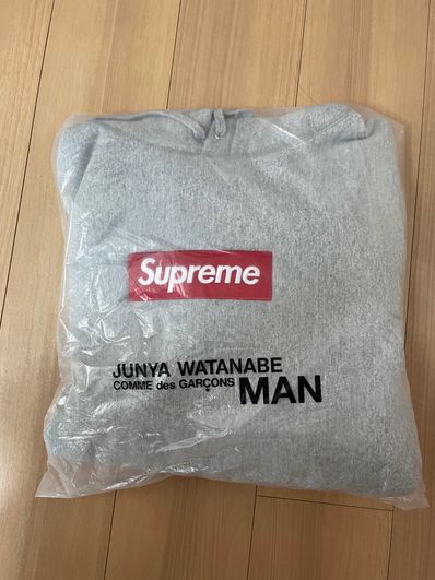Supreme / JUNYA WATANABE COMME des GARÇONS MAN Box Logo Hoodie Customize "Grey"
