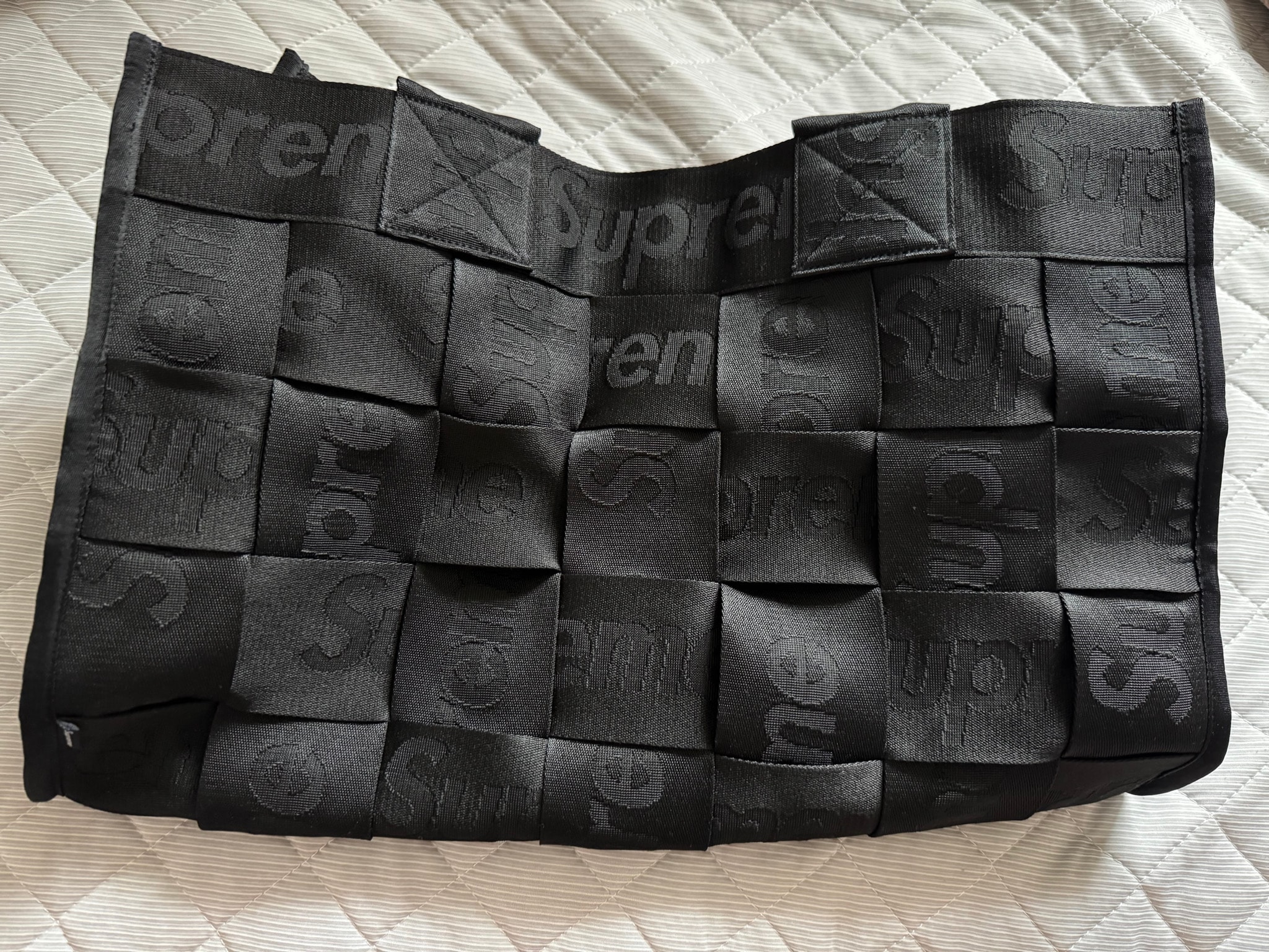 Supreme Woven Large Tote (23SS) "Black"