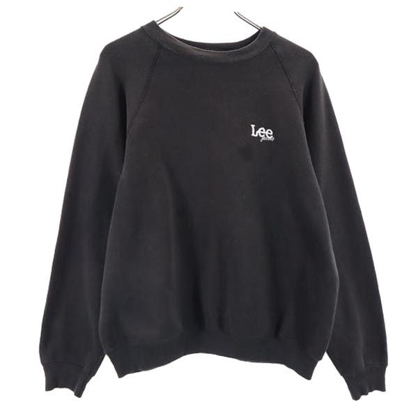Lee リー 90s オールド USA製 長袖 トレーナー L チャコール系 スウェット