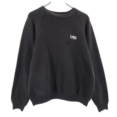 Lee リー 90s オールド USA製 長袖 トレーナー L チャコール系 スウェット