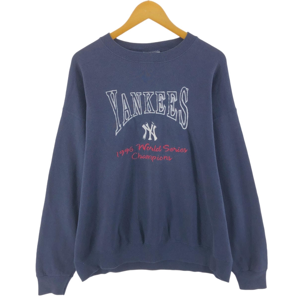 古着 90年代 リー Lee SPORT MLB NEW YORK YANKEES ニューヨークヤンキース スウェットシャツ トレーナー USA製 メンズXL相当ヴィンテージ/eaa524342