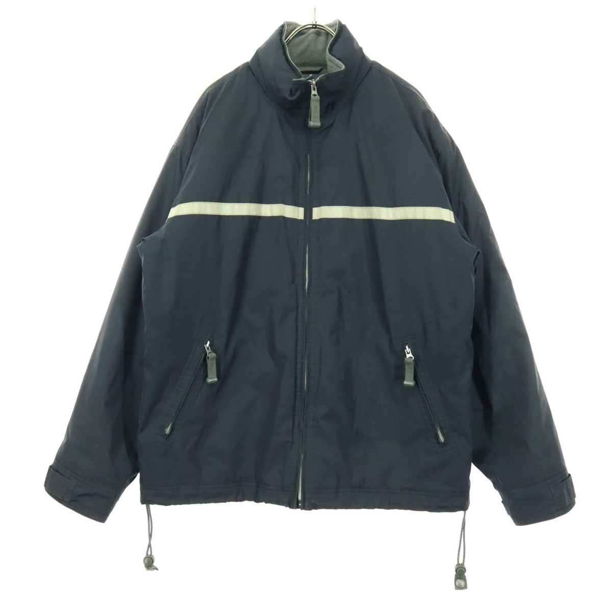 GAP ギャップ 長袖 ウインドブレーカー S ネイビー系 フード収納