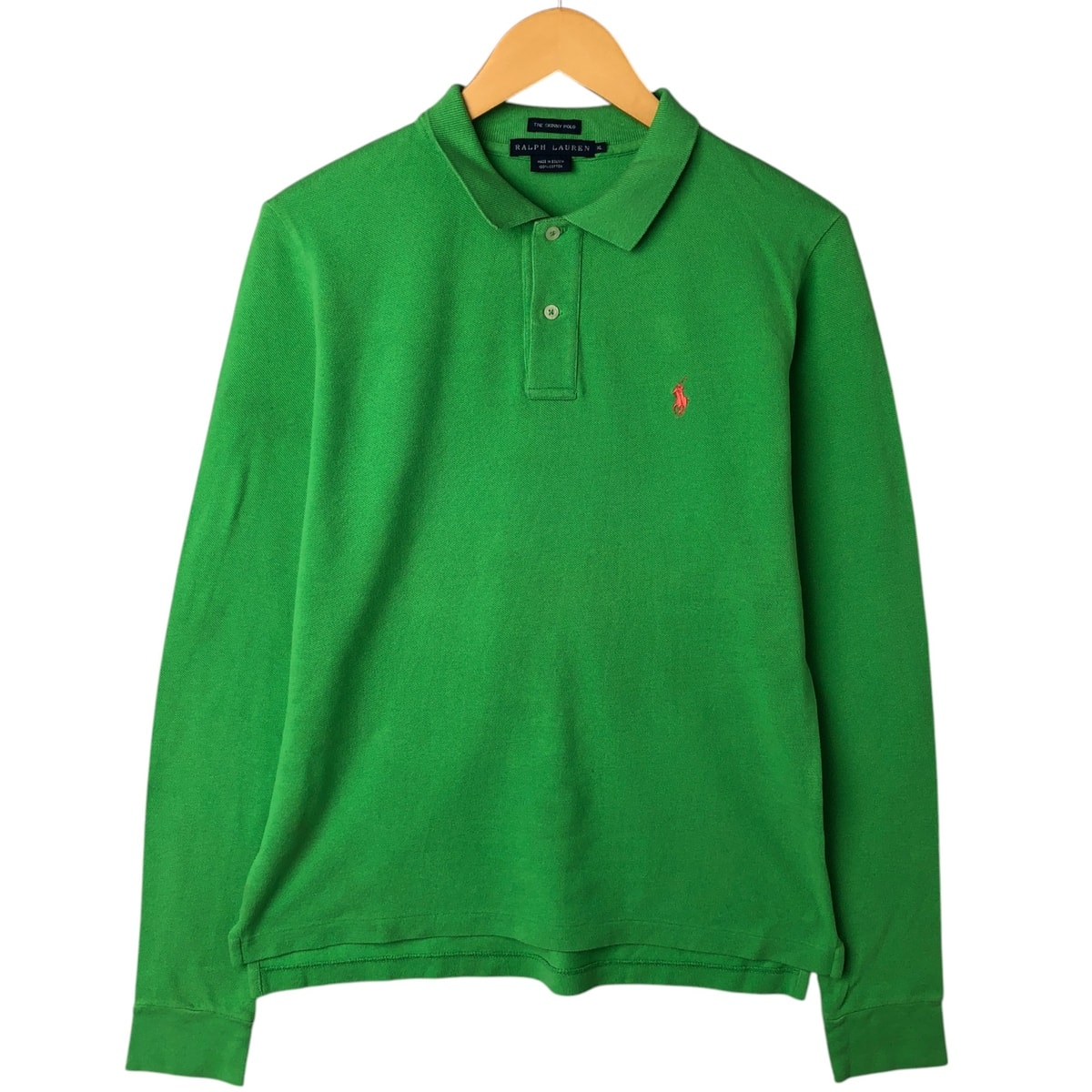 古着 ラルフローレン Ralph Lauren THE SKINNY POLO 長袖 ポロシャツ レディースXL相当/eaa549027