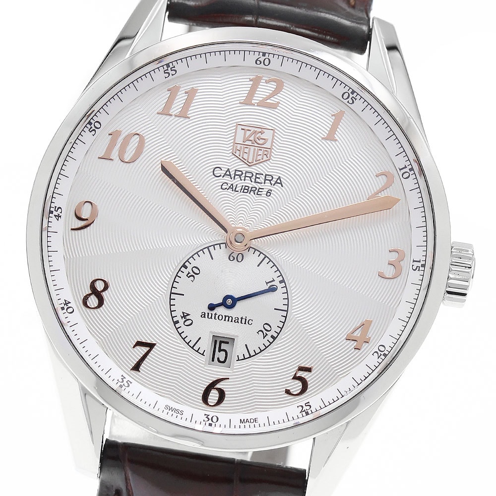 タグホイヤー カレラ キャリバー6 デイト WAS2112 メンズ 【中古】