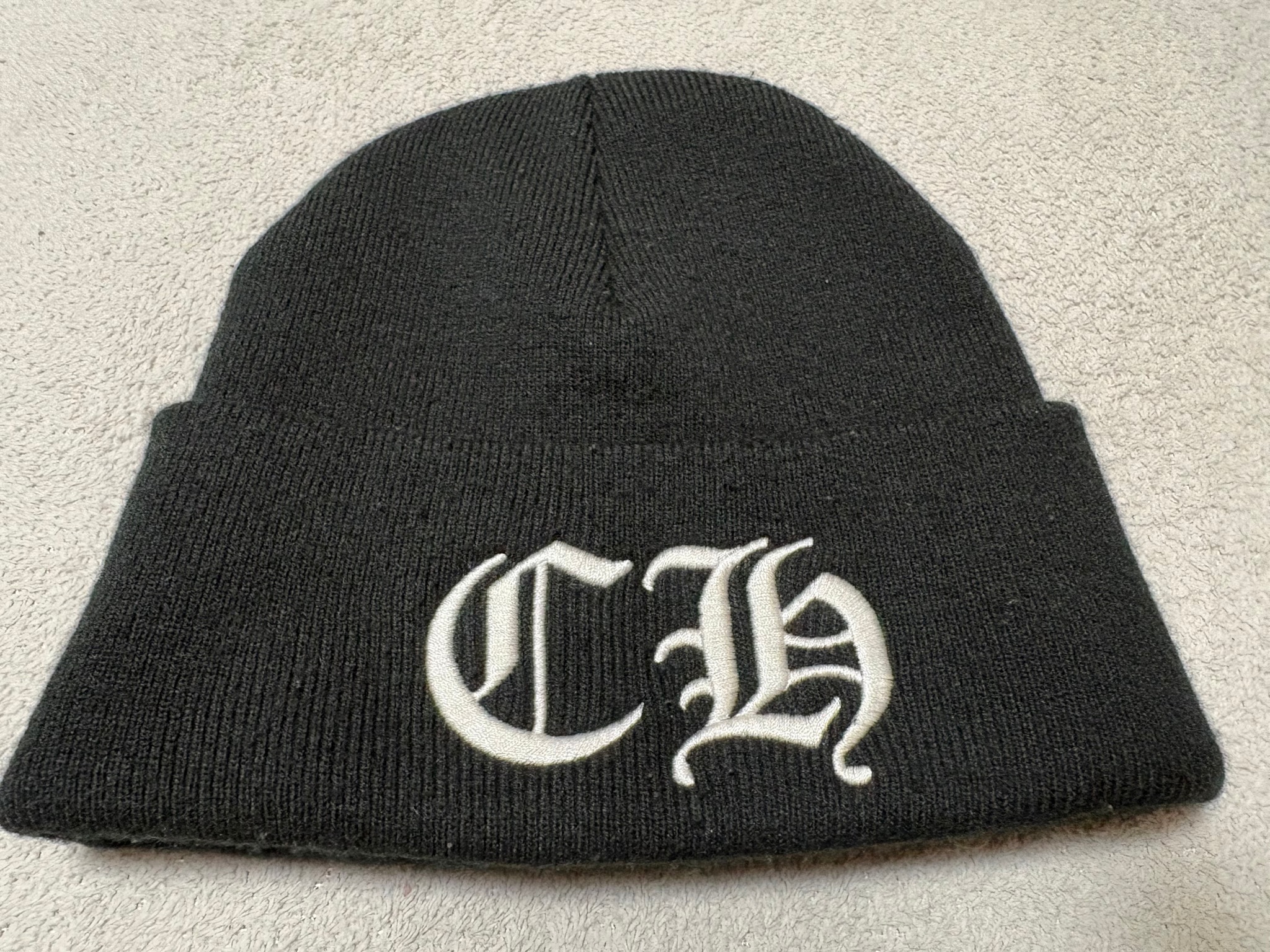 Chrome Hearts CH Logo Embroidery Watch Cap "Black"