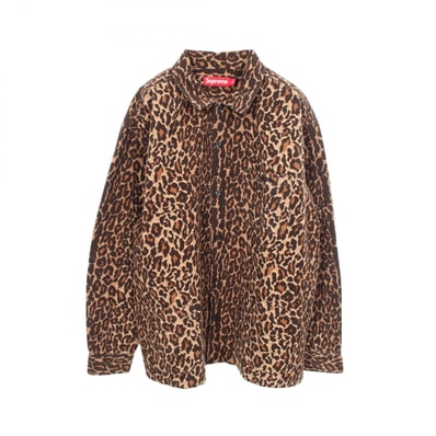 シュプリーム Supreme Flannel Pjama レオパード 衣料品 トップス コットン メンズ ベージュ系 / ブラウン系 / ブラック系 【中古】