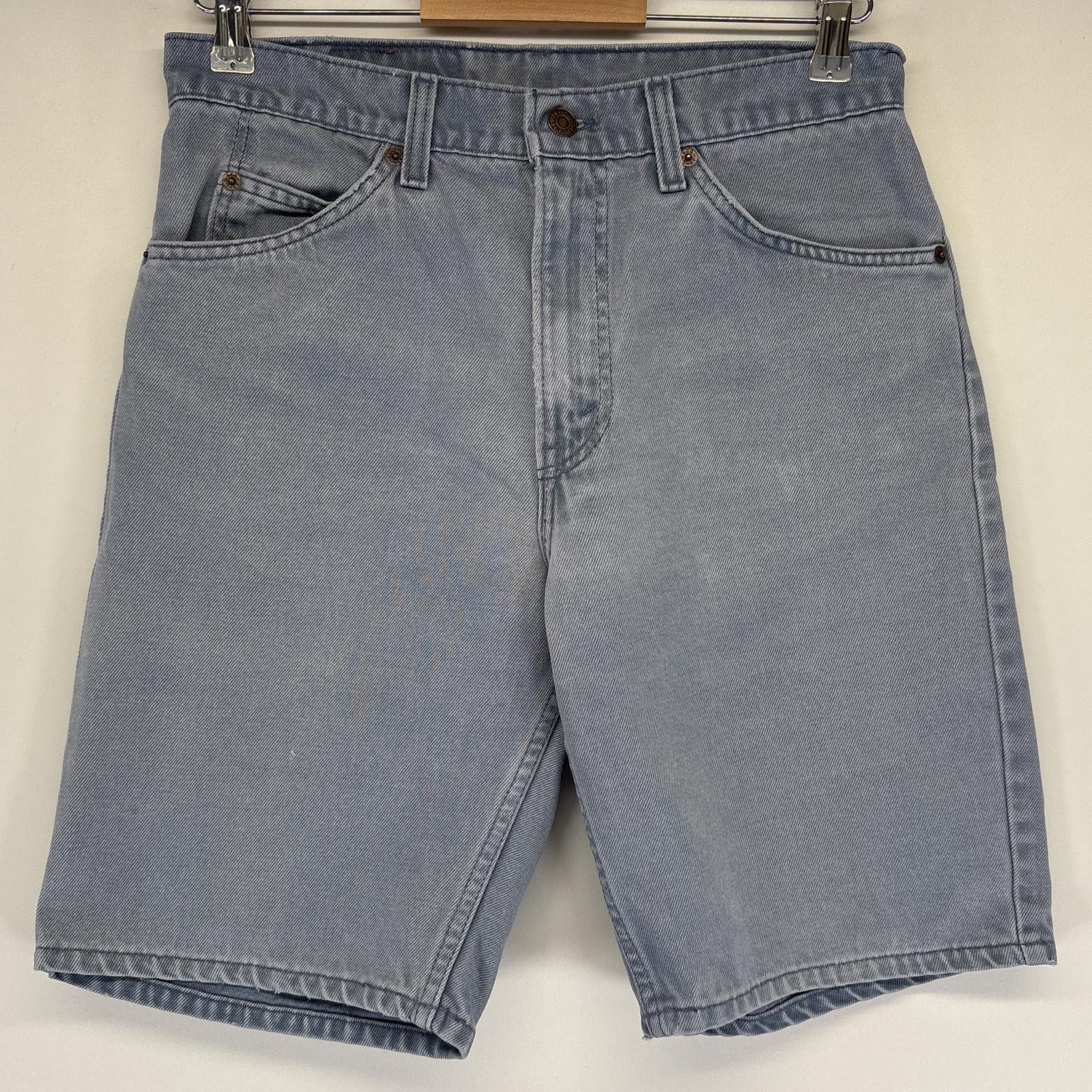 古着 90's/90年代 リーバイス Levi's USA製 ショートパンツ 550 デニムパンツ オレンジタブ 半ズボン ハーフパンツ 短パン w31 ブルー メンズ