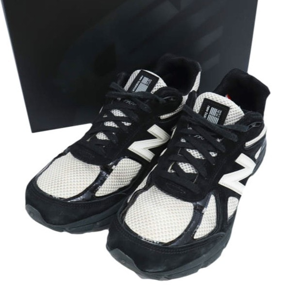 NEW BALANCE x JOE FRESHGOODS ニューバランス ジョーフレッシュグッズ 別注 アメリカ製 U990JS4 US9D(27cm) Black Outro Made In USA 990V4 スニーカー シューズ g28439