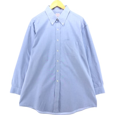 古着 ブルックスブラザーズ Brooks Brothers 346 長袖 ボタンダウンシャツ メンズXL相当/eaa539784