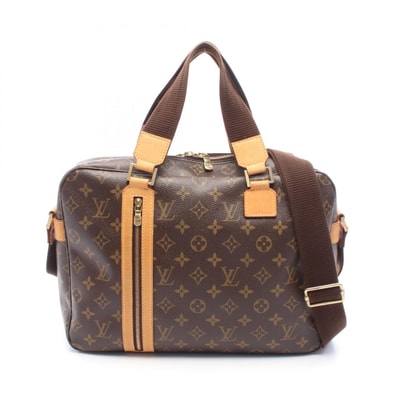 ルイ・ヴィトン LOUIS VUITTON サック ボスフォール ハンドバッグ バッグ PVCコーティングキャンバス レザー モノグラム メンズ レディース ブラウン系 M40043 【中古】