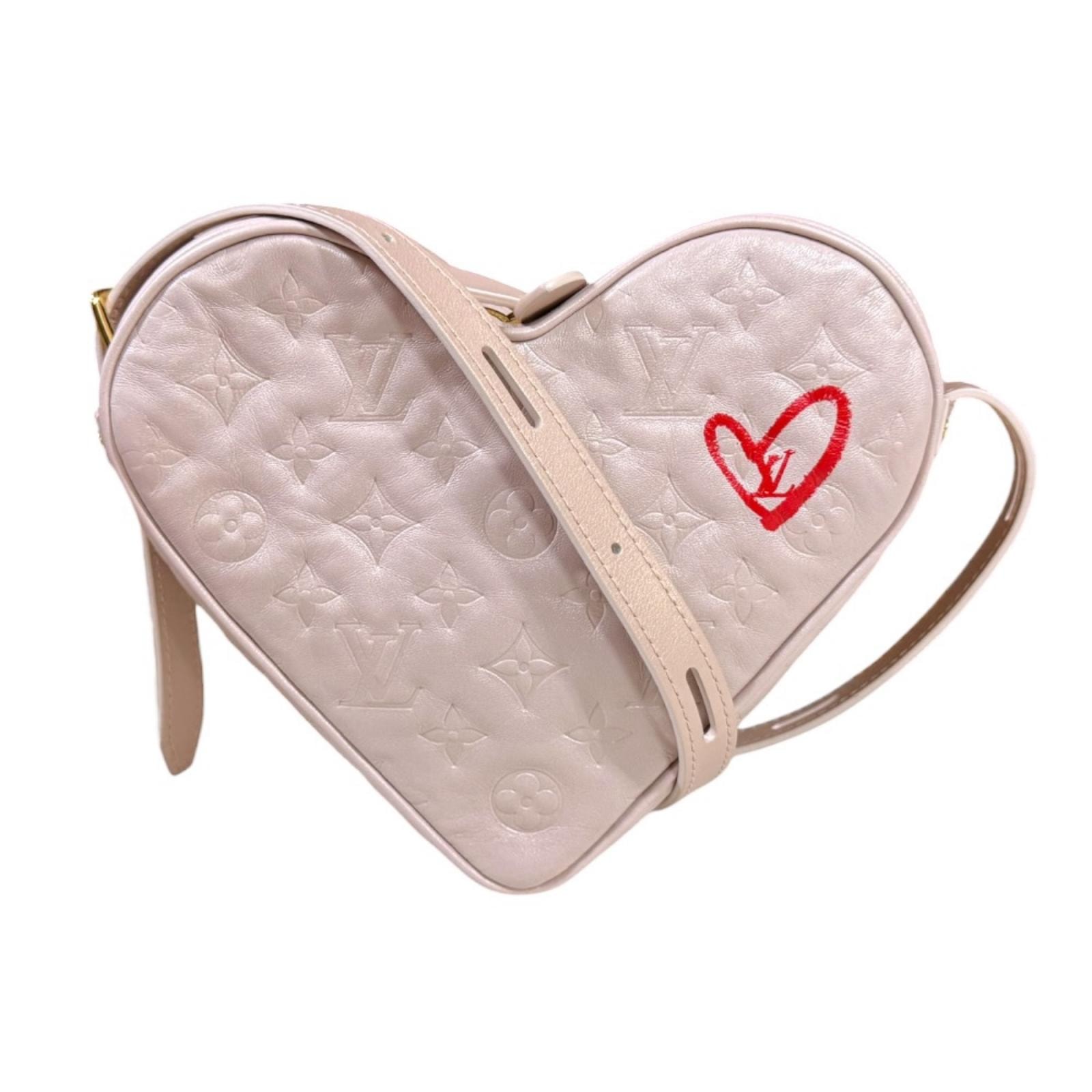 ルイヴィトン サッククール フォーリンラブ ショルダーバッグ レザー M58738 ピンク レディース LOUIS VUITTON  中古