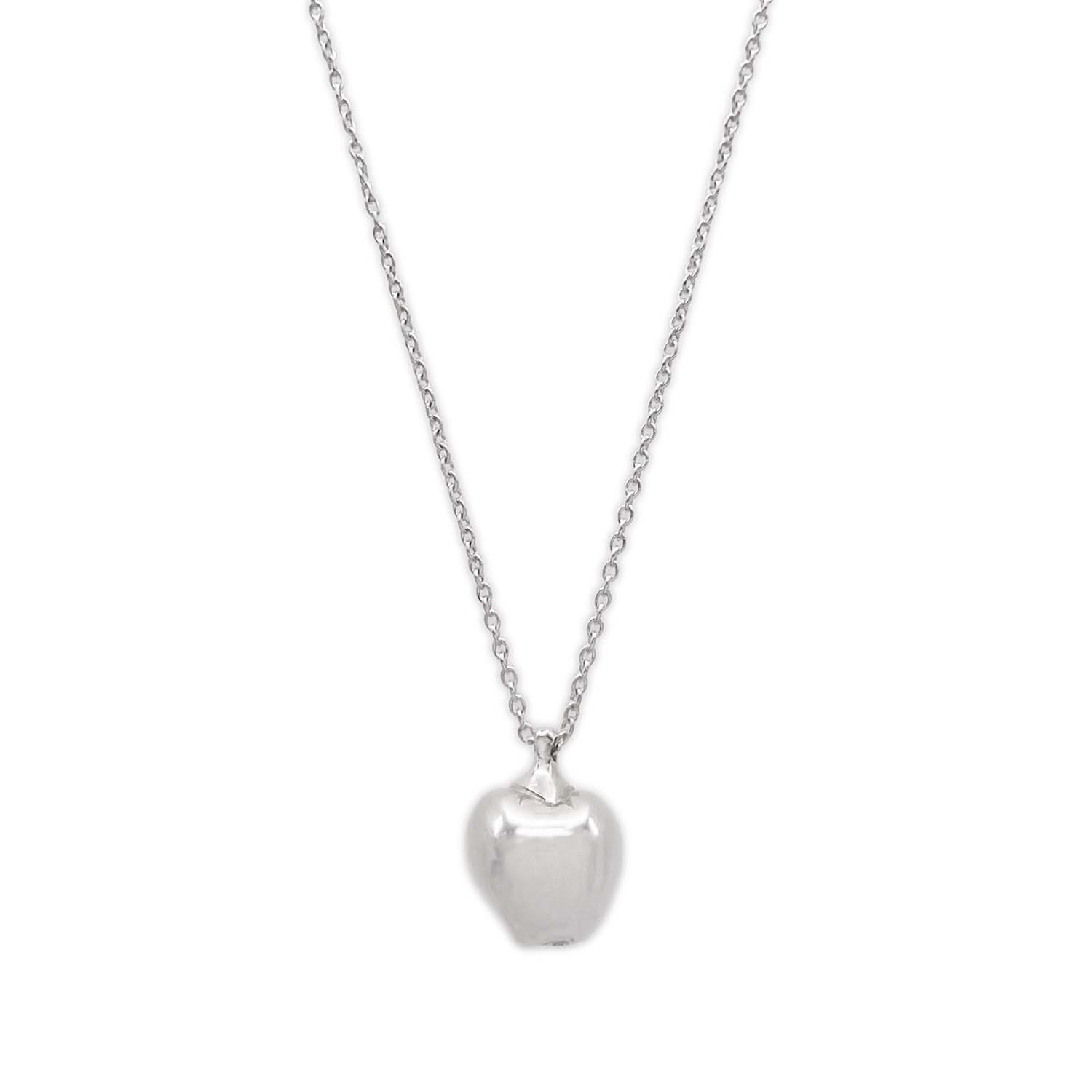 TIFFANY&Co. ティファニー アップル ヴィンテージ ネックレス
 ペンダント 立体 SV925 シルバー 新品仕上済 ユニセックス
 【中古】