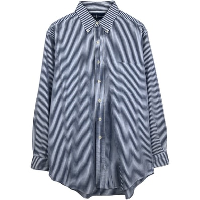 古着 ラルフローレン Ralph Lauren 長袖 ボタンダウンストライプシャツ メンズL相当/eaa661297