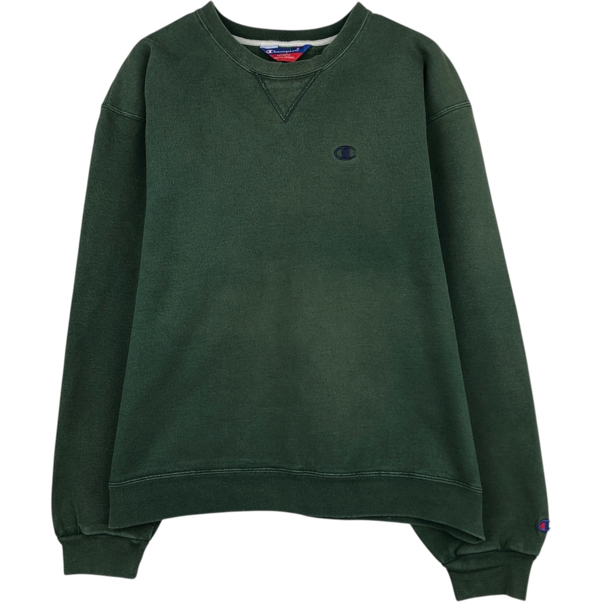 古着 00年代 チャンピオン Champion AUTHENTIC ATHLETIC APPAREL ワンポイントロゴスウェットシャツ トレーナー メンズL相当/eaa626463