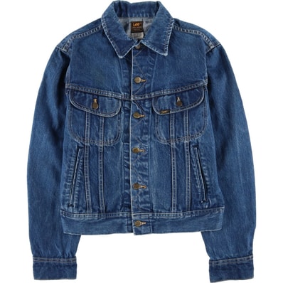 古着 80年代 リー Lee RIDERS ライダース 黒タグ デニムジャケット Gジャン USA製 メンズM相当 ヴィンテージ/eaa477419