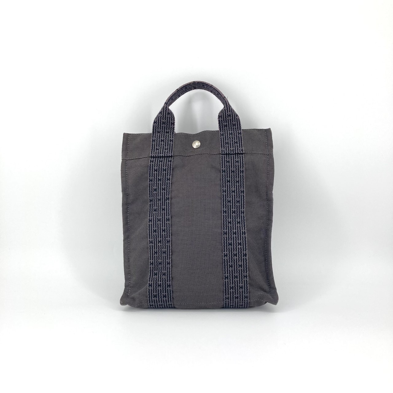 HERMES(エルメス) エールラインアドPM ナイロンキャンバス シルバー金具 リュック・デイパック グレー