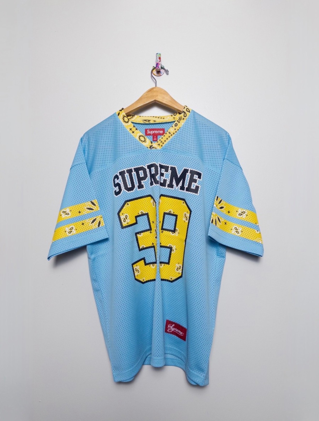 Supreme Bandana Football Jersey "Blue"