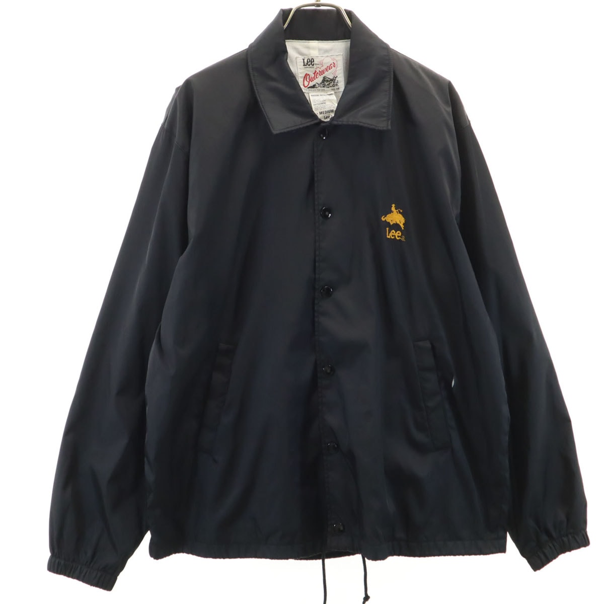 Lee リー コーチジャケット M ブラック 裏トリコット