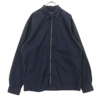 POLO RALPH LAUREN ポロラルフローレン 長袖 ジップジャケット M ネイビー