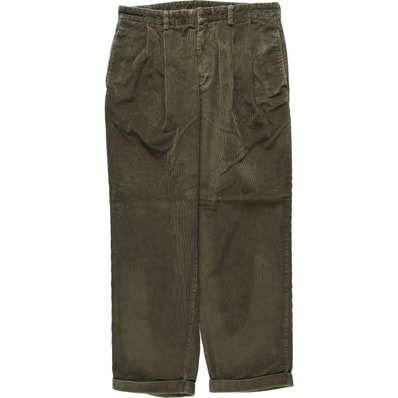 古着 ブルックスブラザーズ Brooks Brothers ツータック コーデュロイパンツ メンズw35相当/eaa627333