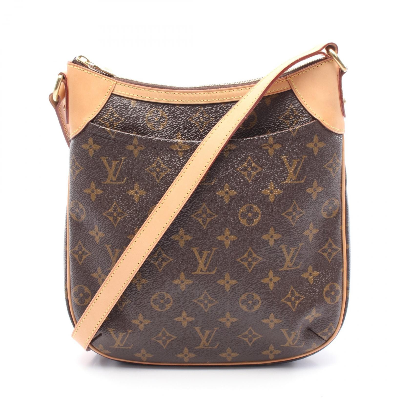ルイ・ヴィトン LOUIS VUITTON オデオンPM ショルダーバッグ バッグ PVCコーティングキャンバス レザー モノグラム レディース ブラウン系 M56390 【中古】
