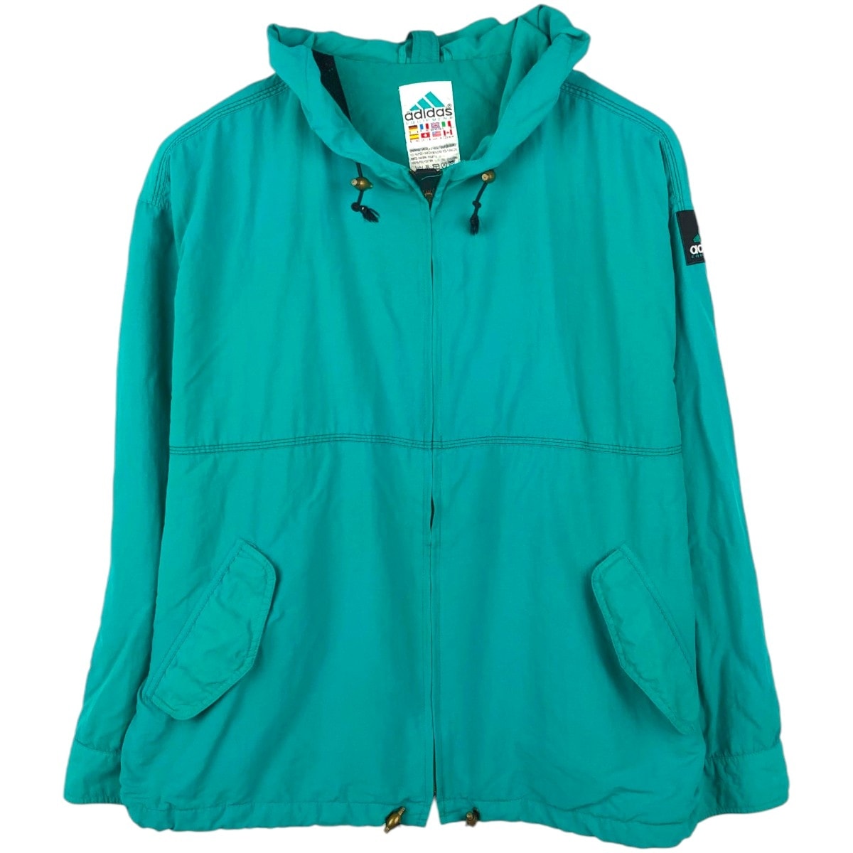 古着 90年代 アディダス adidas EQUIPMENT エキップメント ナイロンジャケット メンズM相当 ヴィンテージ/eaa660676