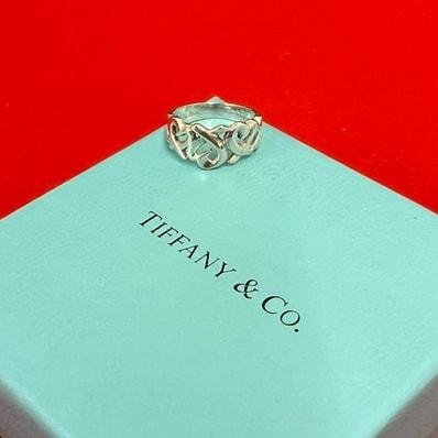 TIFFANY&Co. ティファニー ラビングハート リング シルバー925 リング・指輪 10号 シルバー
160-2