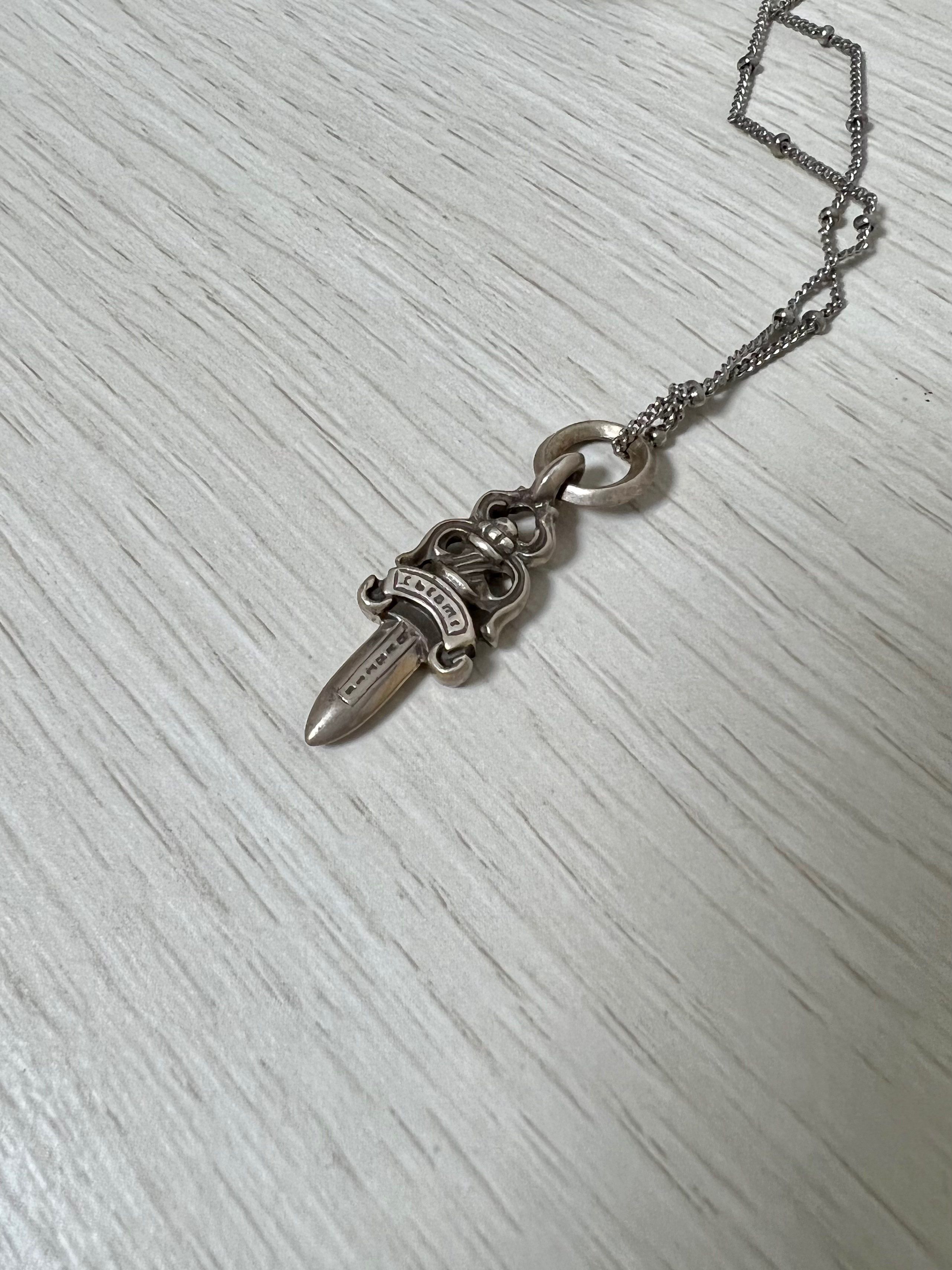 Chrome Hearts # 5 Dagger Charm "Silver"