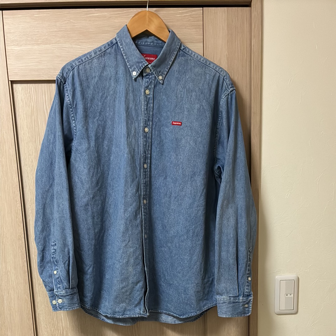 Supreme Small Box Shirt "Denim" (22SS)