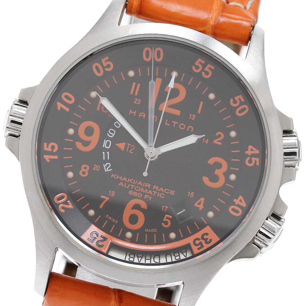 ハミルトン カーキ エアレース GMT H776650 メンズ 【中古】