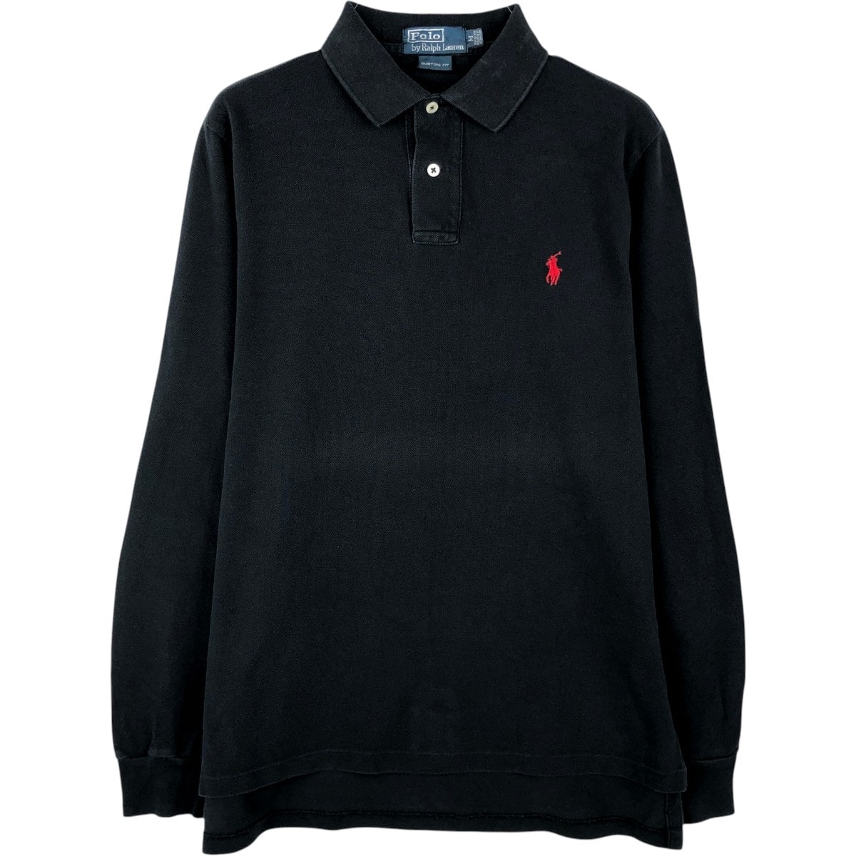 古着 ラルフローレン Ralph Lauren POLO by Ralph Lauren CUSTOM FIT 長袖 ポロシャツ メンズM相当/eaa667173