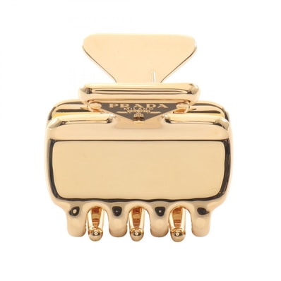 プラダ PRADA FERMAGLI 衣料品 GP(ゴールドメッキ) レディース ゴールド系 / ブラック系 【中古】