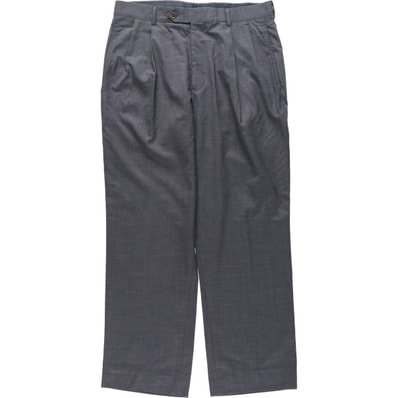 古着 ブルックスブラザーズ Brooks Brothers 346 ツータック ウールパンツ スラックス メンズw31相当/eaa635315