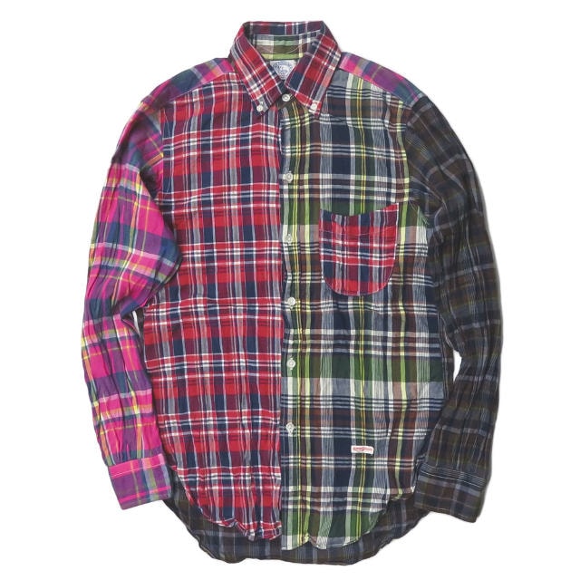 KAPTAIN SUNSHINE 60'S B.D CHECK SHIRTS
