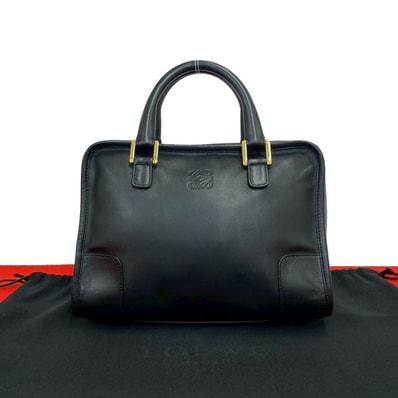 LOEWE ロエベ アマソナ 28 アナグラム ロゴ レザー ハンドバッグ ブラック
48801