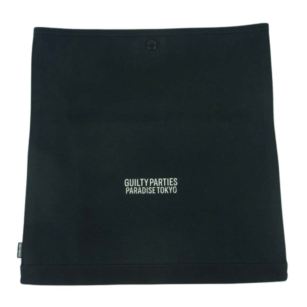 PORTER ポーター バッグ WACKO MARIA ワコマリア PARADISE TOKYO ロゴプリント キャンバス ロールトップ クラッチバッグ セカンドバッグ ブラック系【中古】