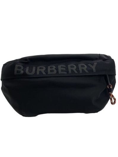 Burberry Logo Detail Econyl Sonny Bum Bag "Black"